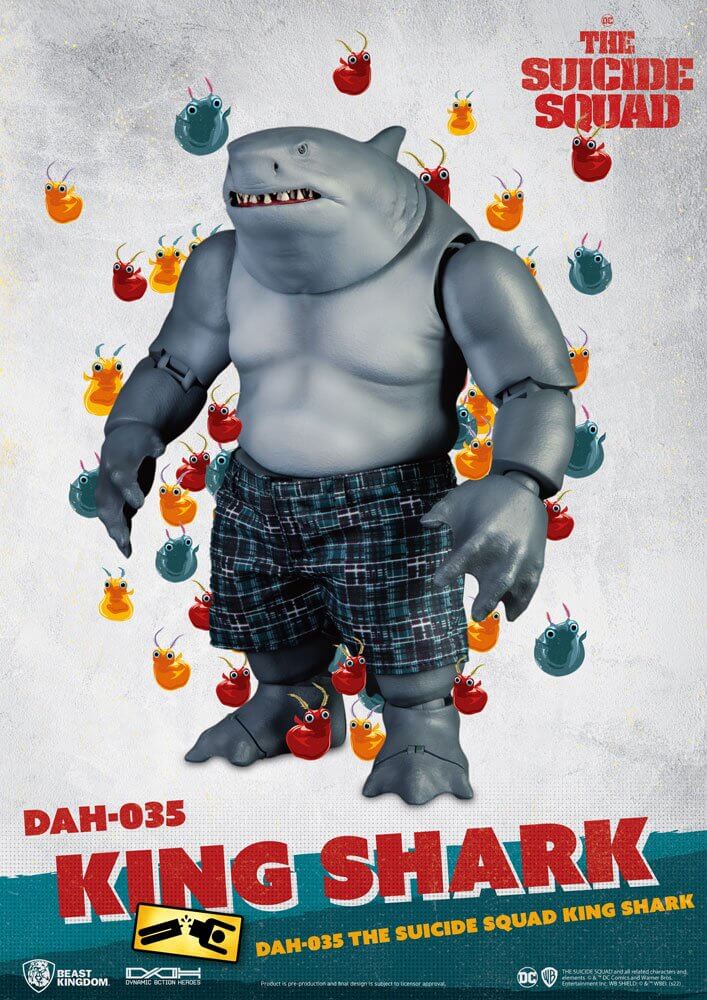 The Suicide Squad Dynamic 8ction Heroes Action Figure 1/9 King Shark 21cm - Action Figures - Beast Kingdom Toys - Hobby Figures UK