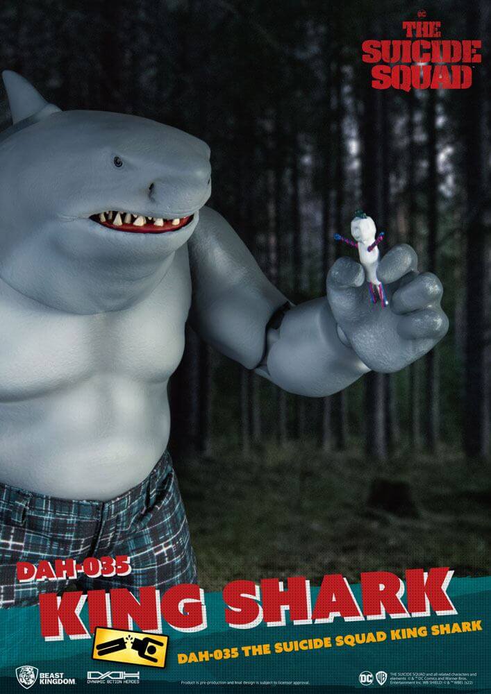 The Suicide Squad Dynamic 8ction Heroes Action Figure 1/9 King Shark 21cm - Action Figures - Beast Kingdom Toys - Hobby Figures UK