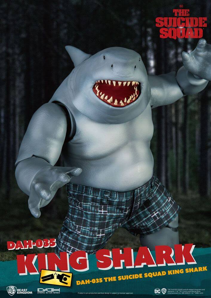 The Suicide Squad Dynamic 8ction Heroes Action Figure 1/9 King Shark 21cm - Action Figures - Beast Kingdom Toys - Hobby Figures UK