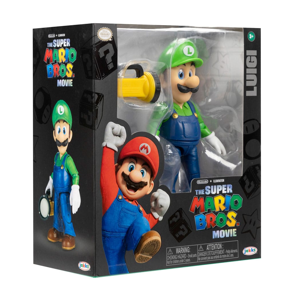 The Super Mario Bros. Movie Action Figure Luigi 13cm - Action Figures - Jakks Pacific - Hobby Figures UK
