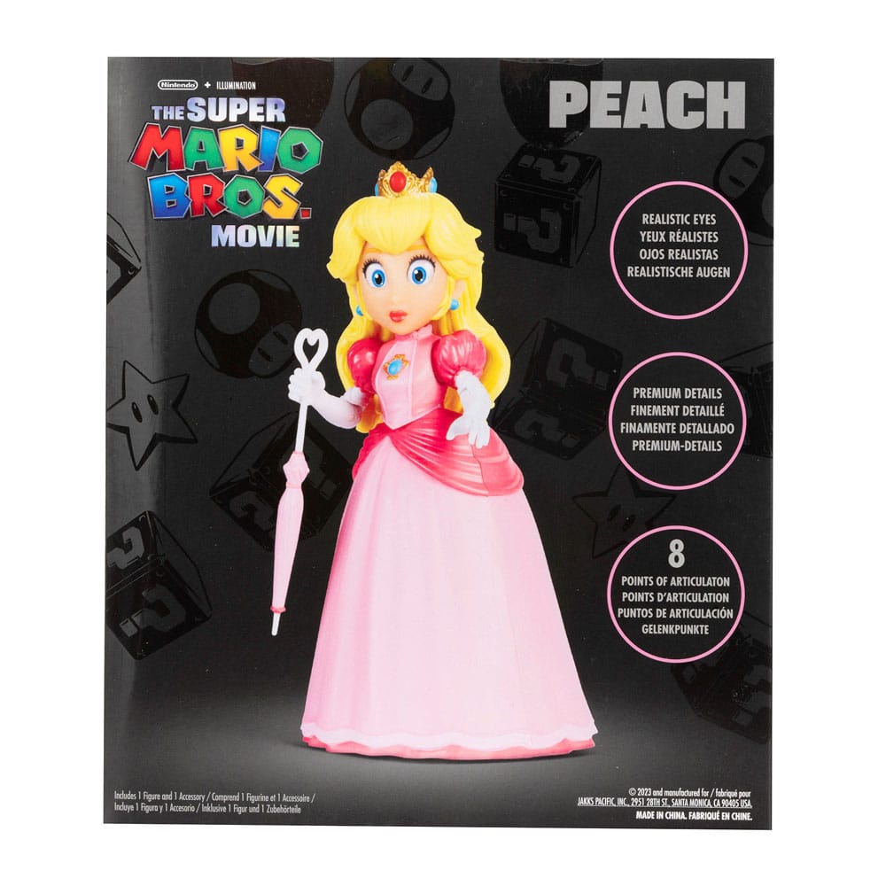 The Super Mario Bros. Movie Action Figure Peach 13cm - Action Figures - Jakks Pacific - Hobby Figures UK