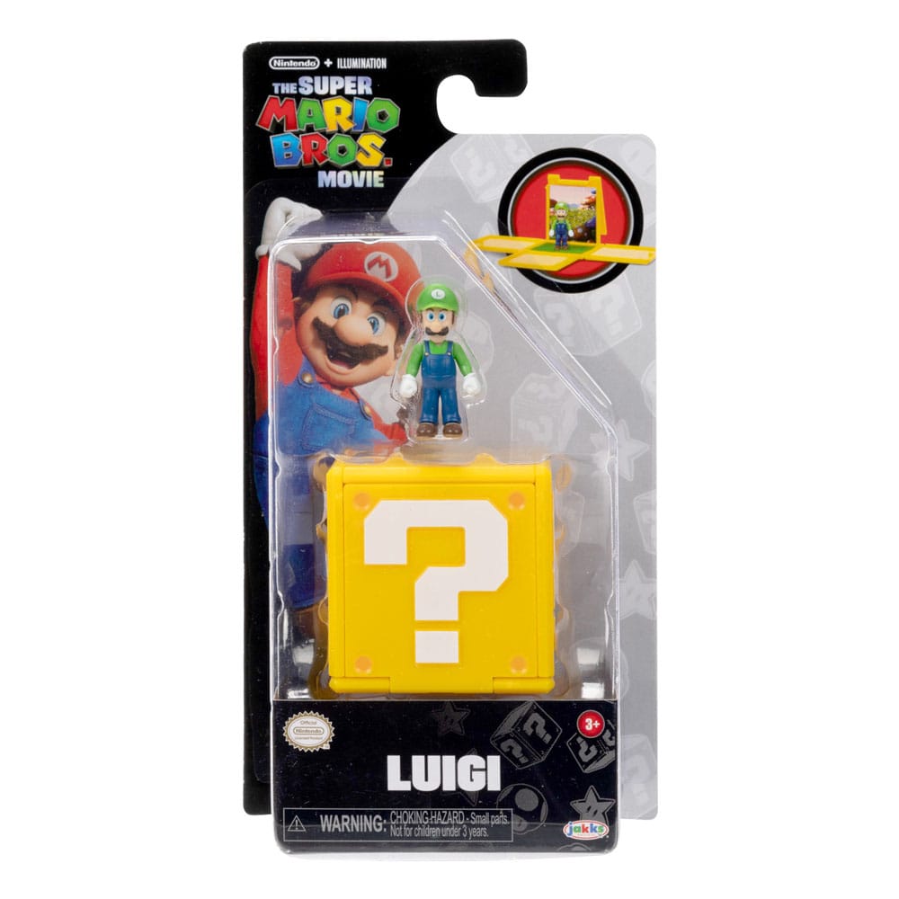 The Super Mario Bros. Movie Mini Figure Luigi 3cm - Mini Figures - Jakks Pacific - Hobby Figures UK