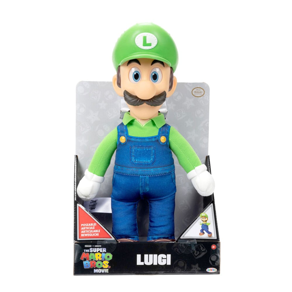 The Super Mario Bros. Movie Plush Figure Luigi 30cm Hobby Figures