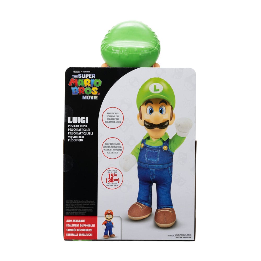The Super Mario Bros. Movie Plush Figure Luigi 30cm - Plush - Jakks Pacific - Hobby Figures UK