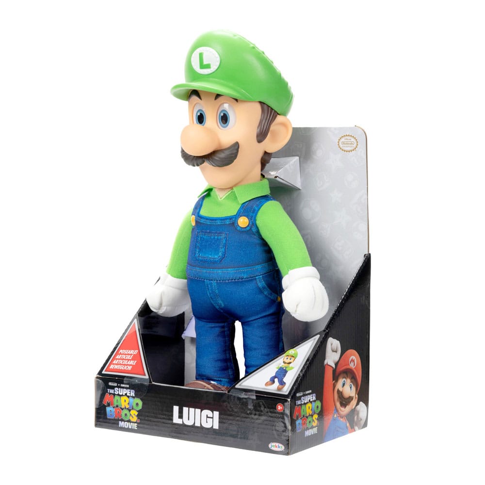 The Super Mario Bros. Movie Plush Figure Luigi 30cm Hobby Figures