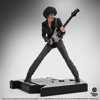 Thin Lizzy Rock Iconz Statue Phil Lynott 20cm - Scale Statue - Knucklebonz - Hobby Figures UK