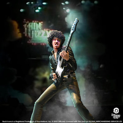 Thin Lizzy Rock Iconz Statue Phil Lynott 20cm - Scale Statue - Knucklebonz - Hobby Figures UK