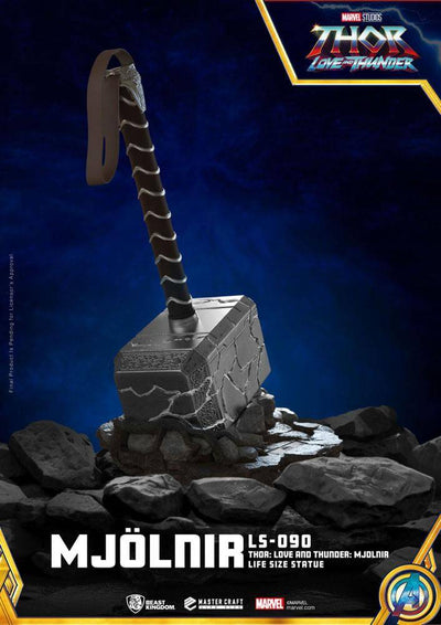 Thor: Love and Thunder Life-Size Statue Mjolnir 53cm - Scale Statue - Beast Kingdom Toys - Hobby Figures UK