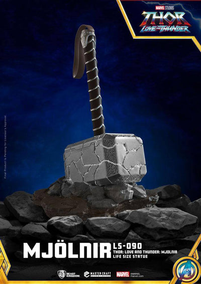 Thor: Love and Thunder Life-Size Statue Mjolnir 53cm - Scale Statue - Beast Kingdom Toys - Hobby Figures UK