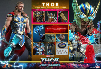 Thor: Love and Thunder Masterpiece Action Figure 1/6 Thor (Deluxe Version) 32cm - Action Figures - Hot Toys - Hobby Figures UK