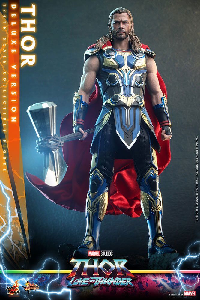 Thor: Love and Thunder Masterpiece Action Figure 1/6 Thor (Deluxe Version) 32cm - Action Figures - Hot Toys - Hobby Figures UK