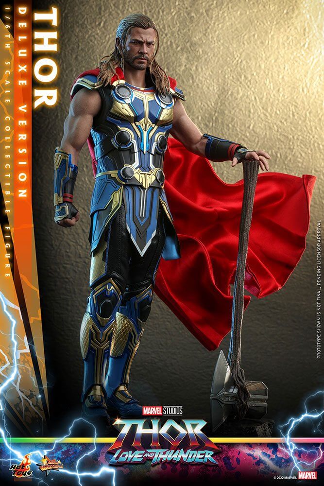 Thor: Love and Thunder Masterpiece Action Figure 1/6 Thor (Deluxe Version) 32cm - Action Figures - Hot Toys - Hobby Figures UK