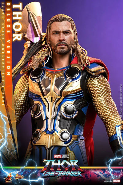 Thor: Love and Thunder Masterpiece Action Figure 1/6 Thor (Deluxe Version) 32cm - Action Figures - Hot Toys - Hobby Figures UK