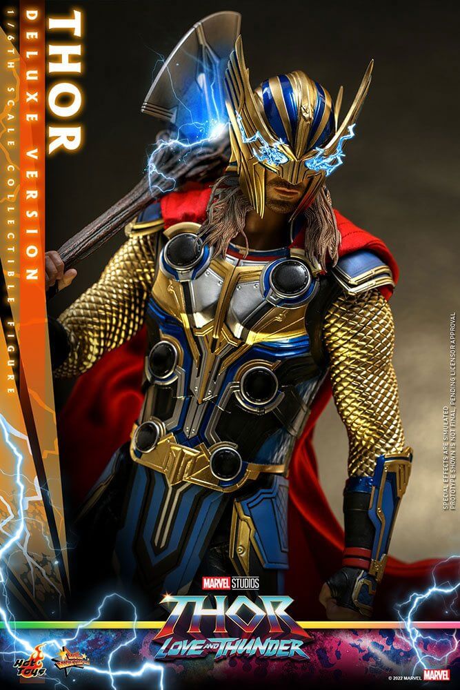 Thor: Love and Thunder Masterpiece Action Figure 1/6 Thor (Deluxe Version) 32cm - Action Figures - Hot Toys - Hobby Figures UK