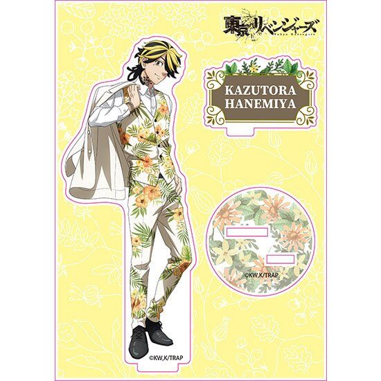 Tokyo Revengers Original Illustration Acrylic Figure Kazutora Hanemiya 14cm - Mini Figures - Orange Rouge - Hobby Figures UK