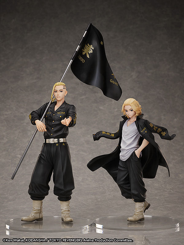 Tokyo Revengers PVC Statue & Ring Set 1/8 Manjiro Sano 21cm- Ring Size 17 - Scale Statue - FREEing - Hobby Figures UK