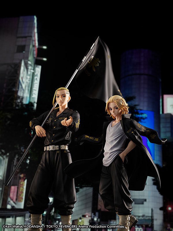 Tokyo Revengers PVC Statue & Ring Set 1/8 Manjiro Sano 21cm- Ring Size 17 - Scale Statue - FREEing - Hobby Figures UK
