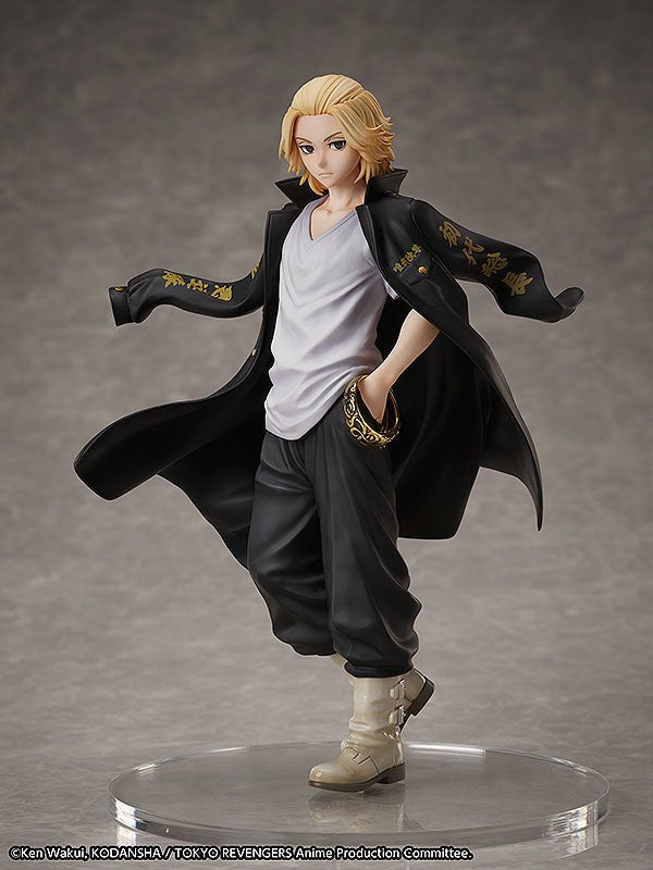 Tokyo Revengers PVC Statue & Ring Set 1/8 Manjiro Sano 21cm- Ring Size 17 - Scale Statue - FREEing - Hobby Figures UK