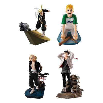 Tokyo Revengers Petitrama Series Trading Figure 8 cm Toman Heroic Scenes 4 Mini Figure Assortment - Mini Figures - Megahouse - Hobby Figures UK