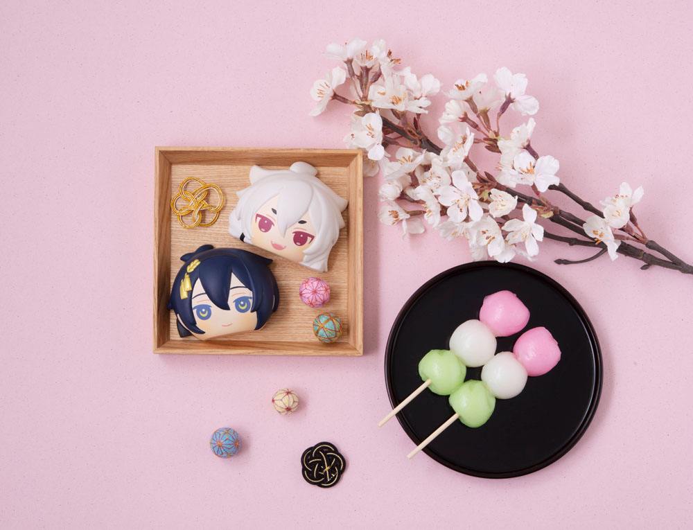 Touken Ranbu Online Fluffy Squeeze Bread Anti-Stress Figures 8cm Assortment Vol. 1 (6) - Mini Figures - Megahouse - Hobby Figures UK