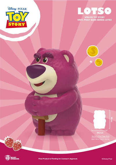 Toy Story Piggy Vinyl Bank Lotso 35cm - Scale Statue - Beast Kingdom Toys - Hobby Figures UK