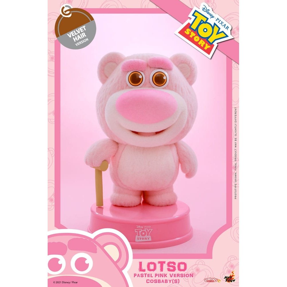 Toy Story 3 Cosbaby (S) Mini Figure Lotso (Pastel Pink Version) 10cm - Mini Figures - Hot Toys - Hobby Figures UK