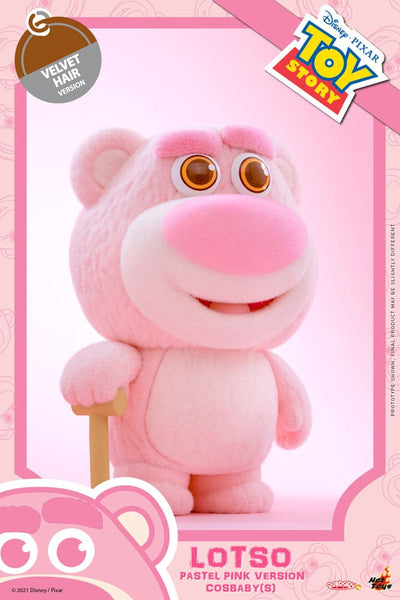 Toy Story 3 Cosbaby (S) Mini Figure Lotso (Pastel Pink Version) 10cm - Mini Figures - Hot Toys - Hobby Figures UK