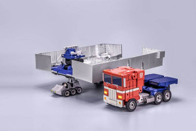Transformers Interactive Auto-Converting Vehicle Optimus Prime Flagship Trailer Kit 91cm - Action Figures - Robosen - Hobby Figures UK
