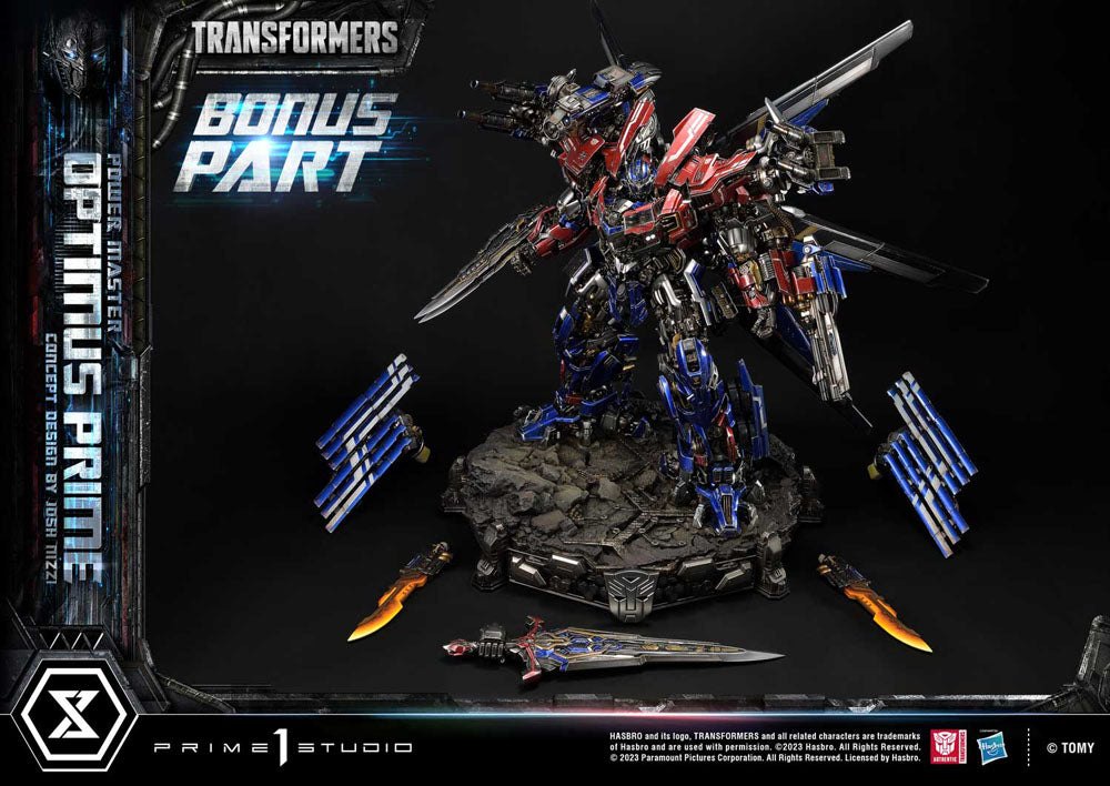 Transformers Museum Masterline Statue Powermaster Optimus Prime Concept by Josh Nizzi Ultimate Bonus Version 99cm - Scale Statue - Prime 1 Studio - Hobby Figures UK