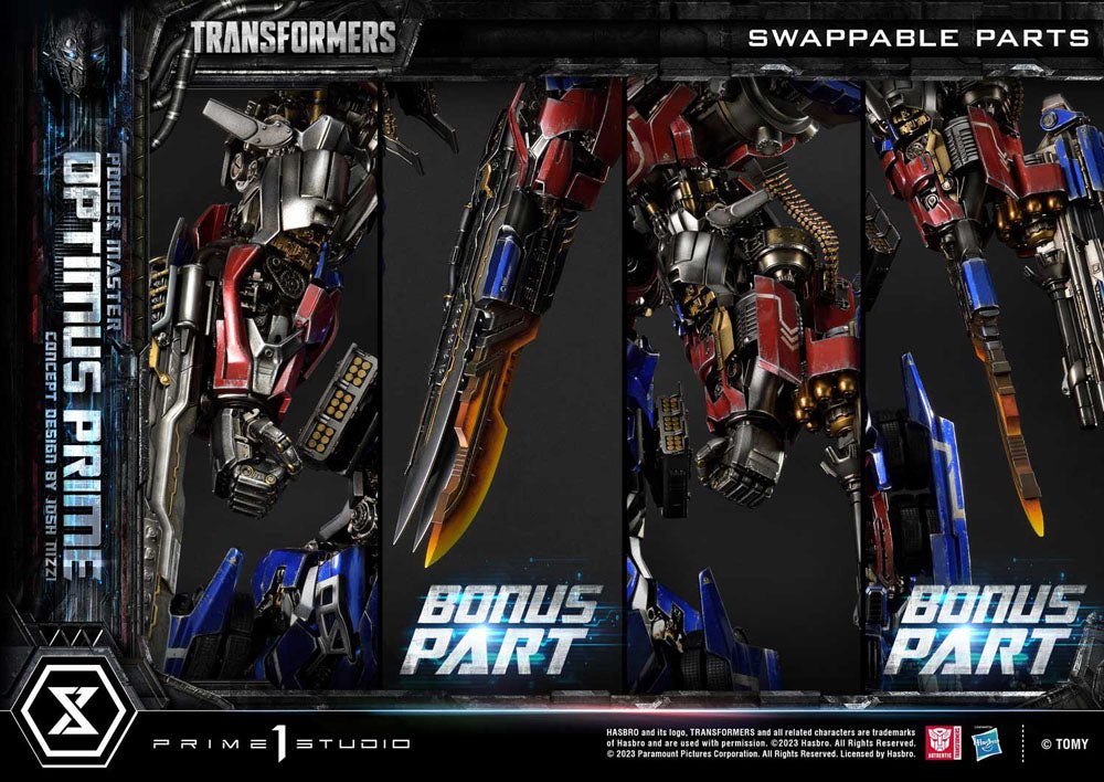 Transformers Museum Masterline Statue Powermaster Optimus Prime Concept by Josh Nizzi Ultimate Bonus Version 99cm - Scale Statue - Prime 1 Studio - Hobby Figures UK