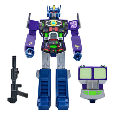 Transformers Super Cyborg Action Figure Optimus Prime (Shattered Glass Purple) 28cm - Action Figures - Super7 - Hobby Figures UK
