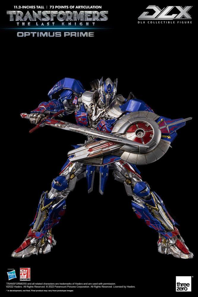 Transformers: The Last Knight DLX Action Figure 1/6 Optimus Prime 28cm - Action Figures - Threezero - Hobby Figures UK