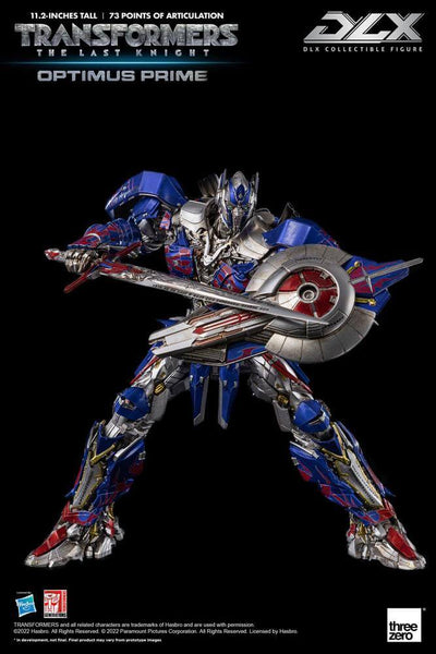Transformers: The Last Knight DLX Action Figure 1/6 Optimus Prime 28cm - Action Figures - Threezero - Hobby Figures UK