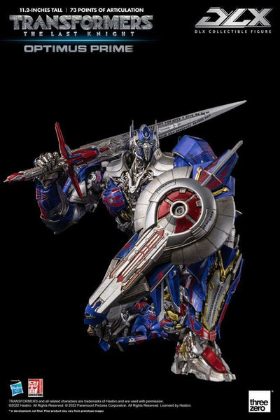 Transformers: The Last Knight DLX Action Figure 1/6 Optimus Prime 28cm - Action Figures - Threezero - Hobby Figures UK