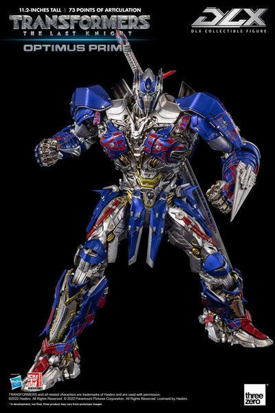Transformers: The Last Knight DLX Action Figure 1/6 Optimus Prime 28cm - Action Figures - Threezero - Hobby Figures UK