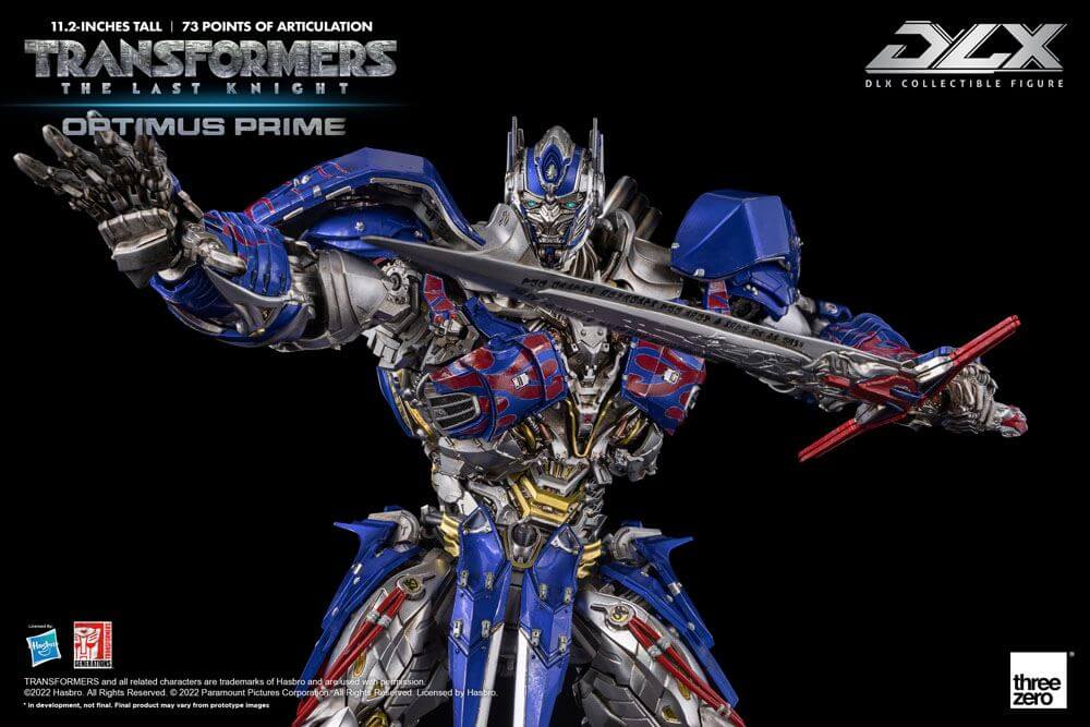 Transformers: The Last Knight DLX Action Figure 1/6 Optimus Prime 28cm - Action Figures - Threezero - Hobby Figures UK