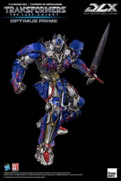 Transformers: The Last Knight DLX Action Figure 1/6 Optimus Prime 28cm - Action Figures - Threezero - Hobby Figures UK