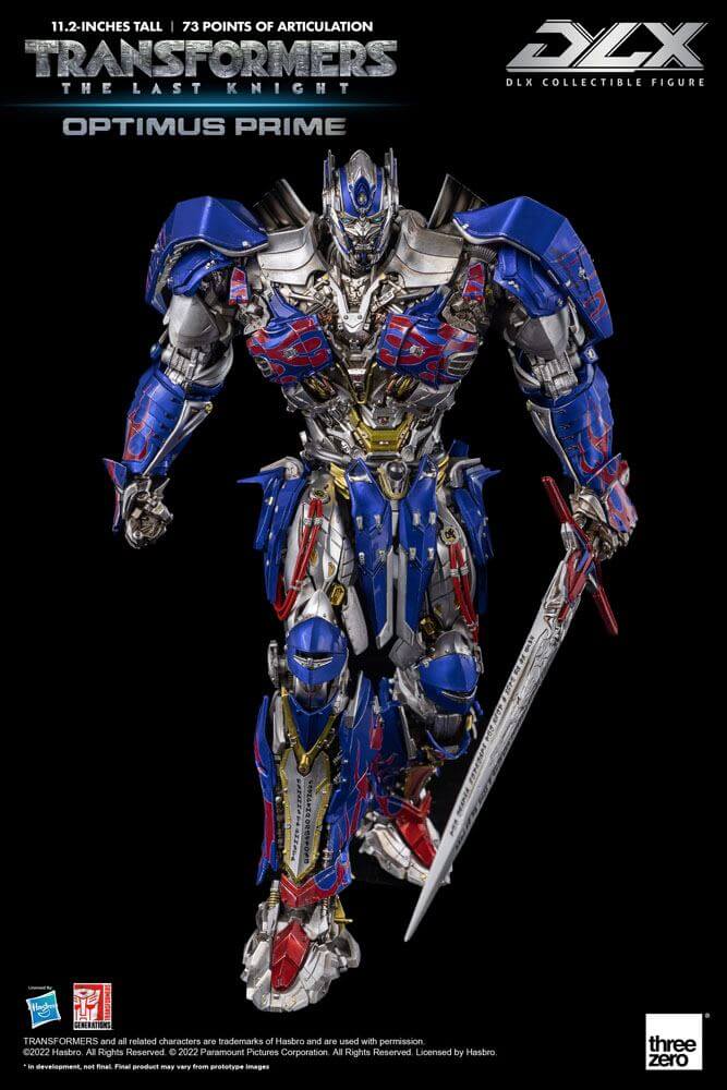 Transformers: The Last Knight DLX Action Figure 1/6 Optimus Prime 28cm - Action Figures - Threezero - Hobby Figures UK