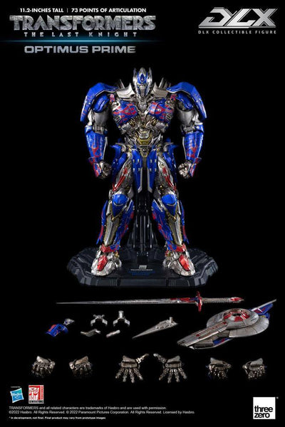Transformers: The Last Knight DLX Action Figure 1/6 Optimus Prime 28cm - Action Figures - Threezero - Hobby Figures UK