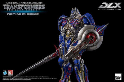 Transformers: The Last Knight DLX Action Figure 1/6 Optimus Prime 28cm - Action Figures - Threezero - Hobby Figures UK
