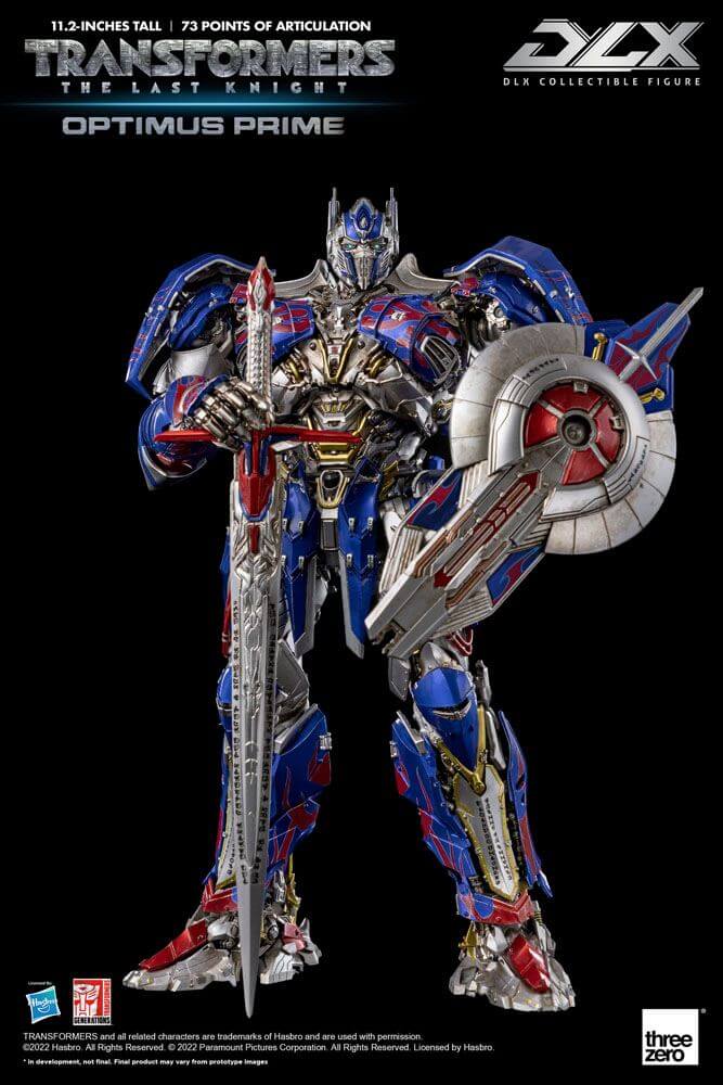 Transformers: The Last Knight DLX Action Figure 1/6 Optimus Prime 28cm - Action Figures - Threezero - Hobby Figures UK