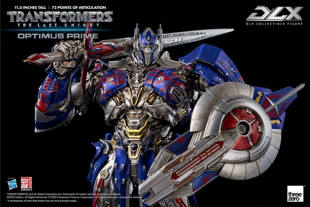 Transformers: The Last Knight DLX Action Figure 1/6 Optimus Prime 28cm - Action Figures - Threezero - Hobby Figures UK