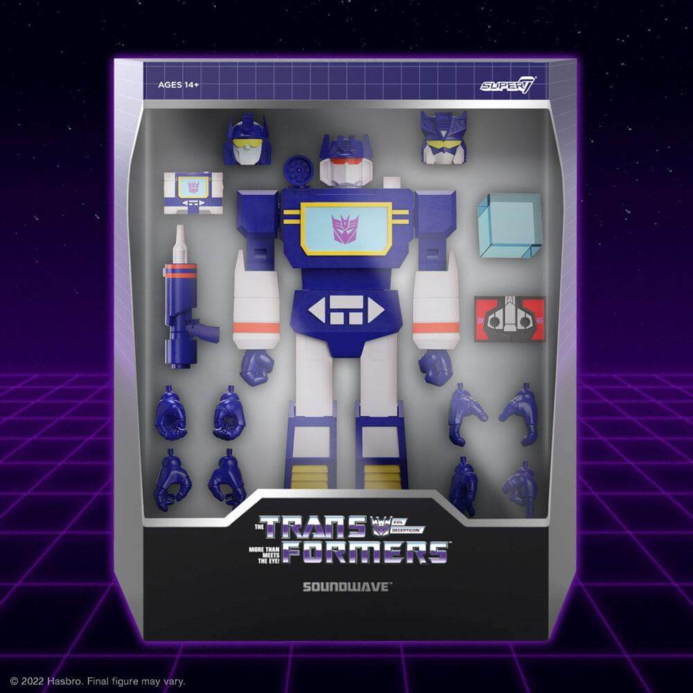 Transformers Ultimates Action Figure Soundwave G1 18cm - Action Figures - Super7 - Hobby Figures UK