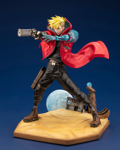 Trigun Stampede ARTFX J Statue 1/8 Vash The Stampede 22cm - Scale Statue - Kotobukiya - Hobby Figures UK