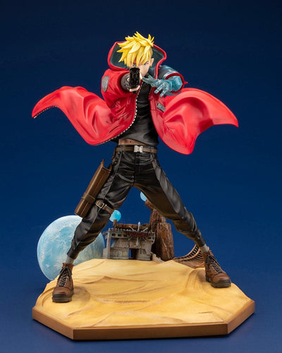 Trigun Stampede ARTFX J Statue 1/8 Vash The Stampede 22cm - Scale Statue - Kotobukiya - Hobby Figures UK
