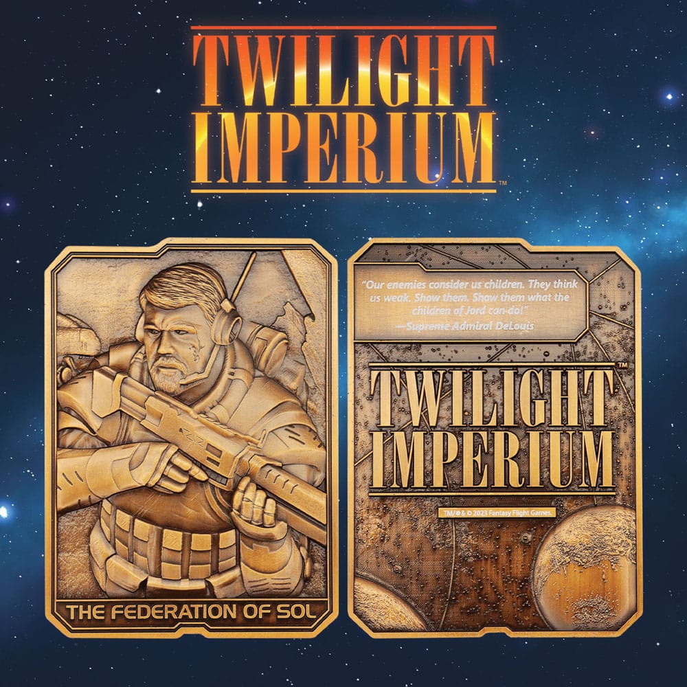 Twilight Imperium Ingot The Federation of Sol Limited Edition - Scale Statue - FaNaTtik - Hobby Figures UK