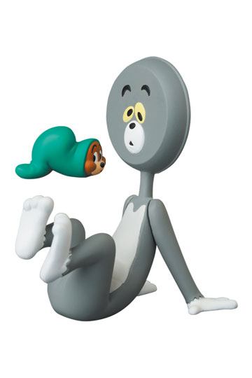 Tom & Jerry UDF Series 3 Mini Figure Tom (Head In The Shape Of The Pan) & Jerry (In The Vinyl Hose) 4 - 9cm - Mini Figures - Medicom - Hobby Figures UK