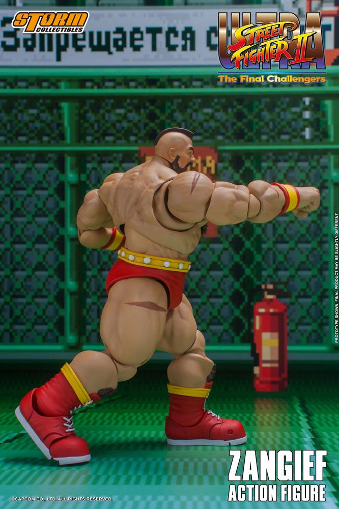 Ultra Street Fighter II: The Final Challengers Action Figure 1/12 Zangief 19cm - Action Figures - Storm Collectibles - Hobby Figures UK
