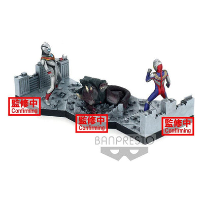 Ultraman Tiga Special Effects Stagement #44 PVC Statue Evil Tiga 5cm - Scale Statue - Banpresto - Hobby Figures UK