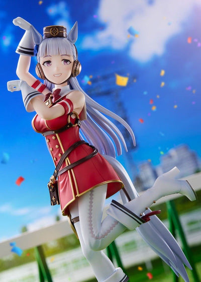 Uma Musume Pretty Derby PVC Statue 1/7 Gold Ship First-Place Pose! 27cm - Scale Statue - Furyu - Hobby Figures UK
